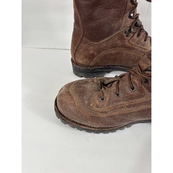 Danner Mens Brown Leather Lace Up Work Boots Size 10.5 main image 4